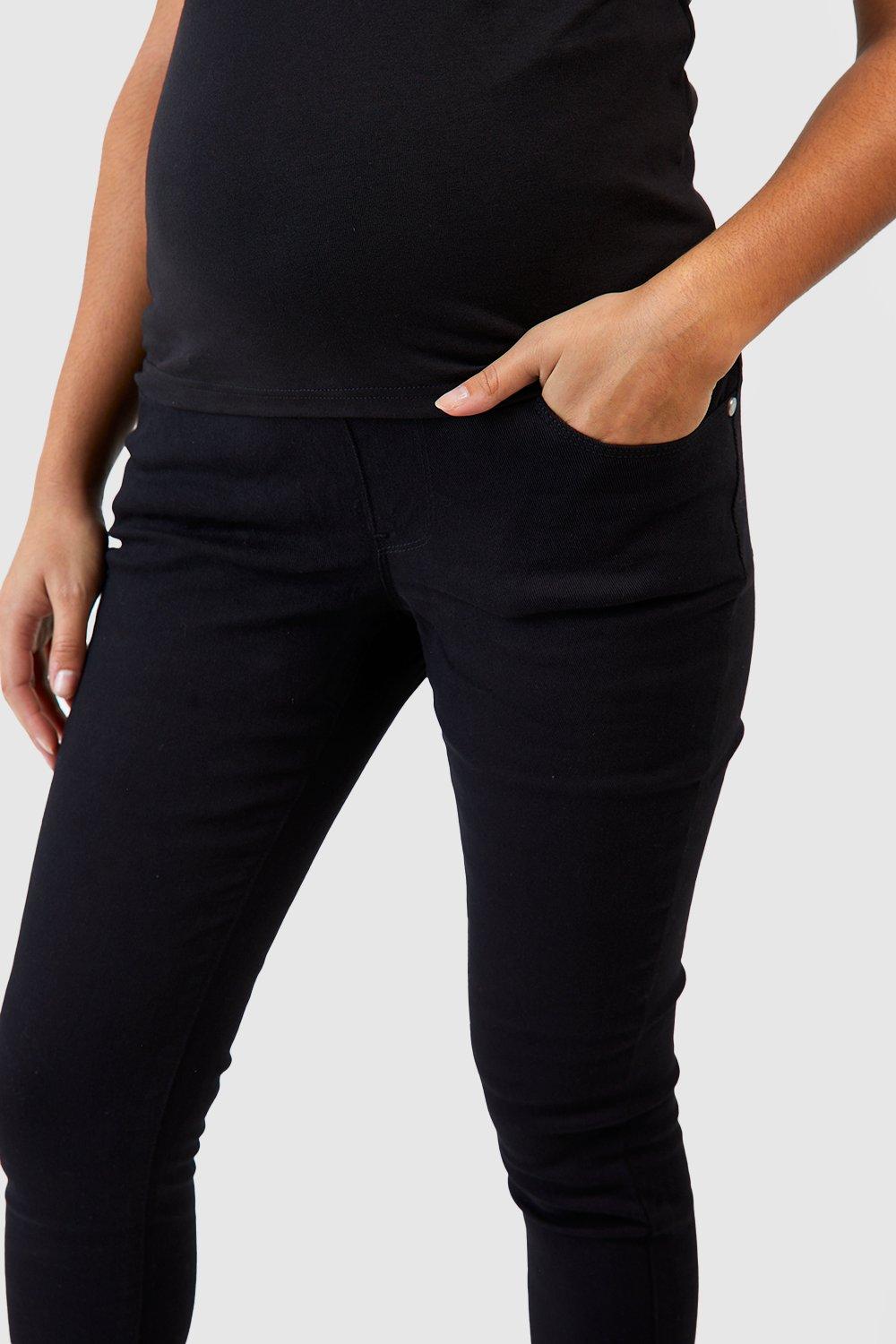 Boohoo maternity jeggings sale